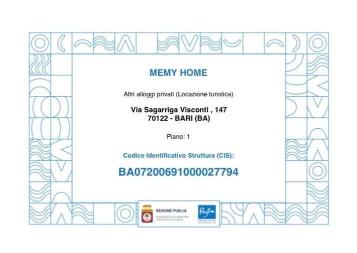 Memy Home Bari Kültér fotó